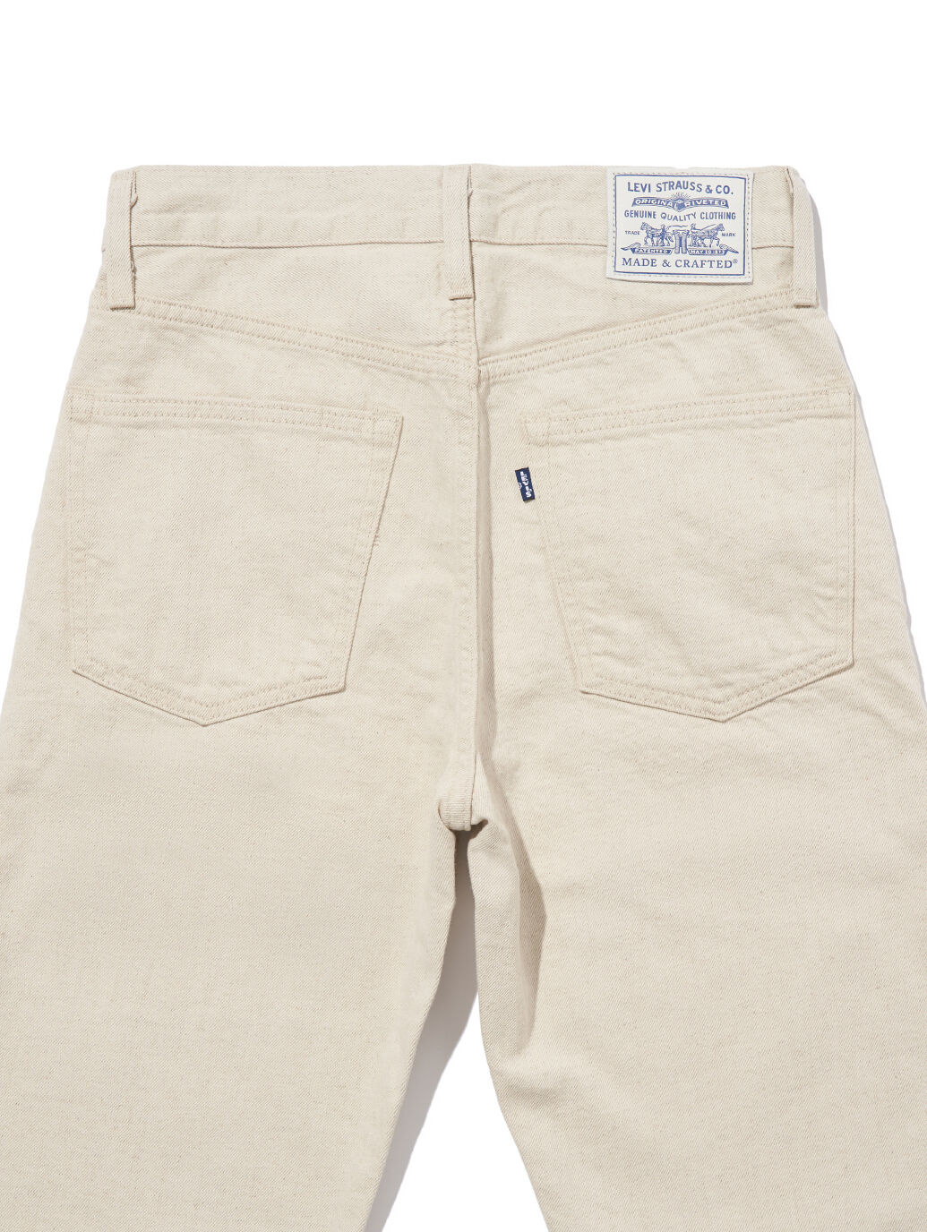 LEVI'S® MADE&CRAFTED® カラムジーンズ HEATHERED SAND ベージュ TAN